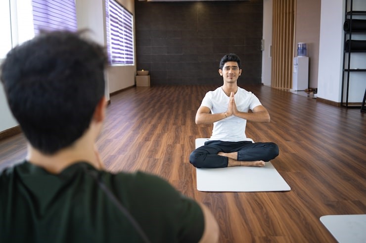 Students attending meditation classes in Las Vegas
